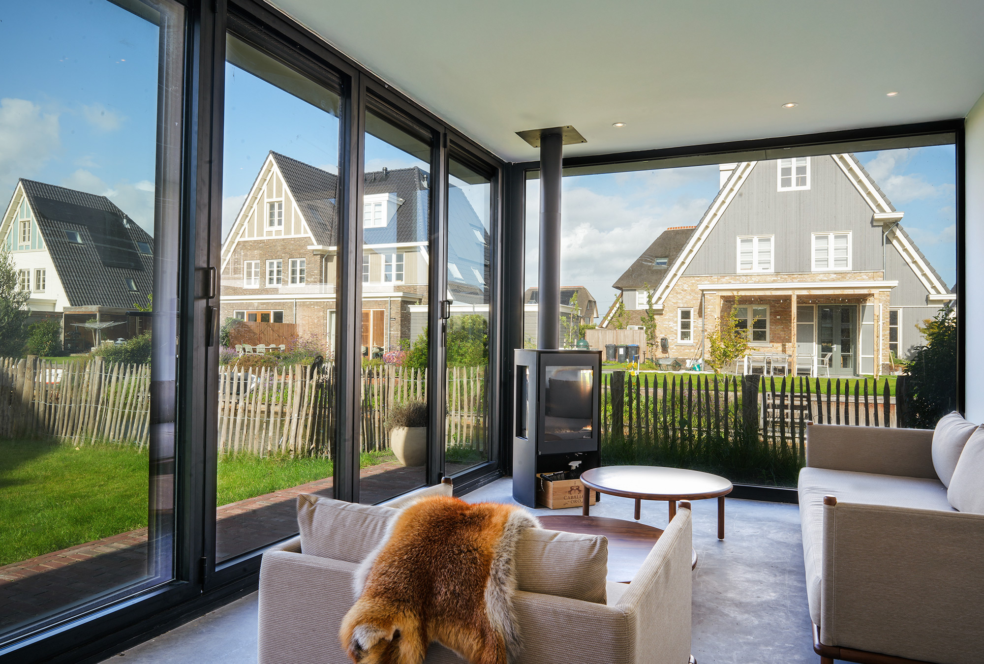 Project Weesp: tuinkamer met glazen vouwwand - Stantico