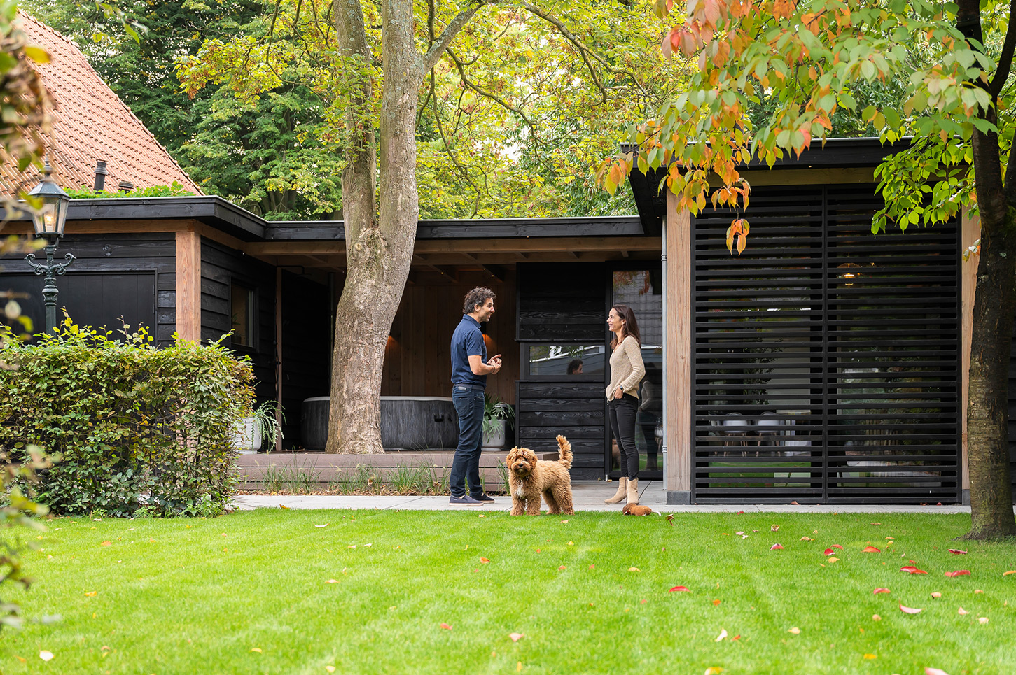 Luxe tuinkamer in Breda gerealiseerd door Stantico iconische houten buitenverblijven