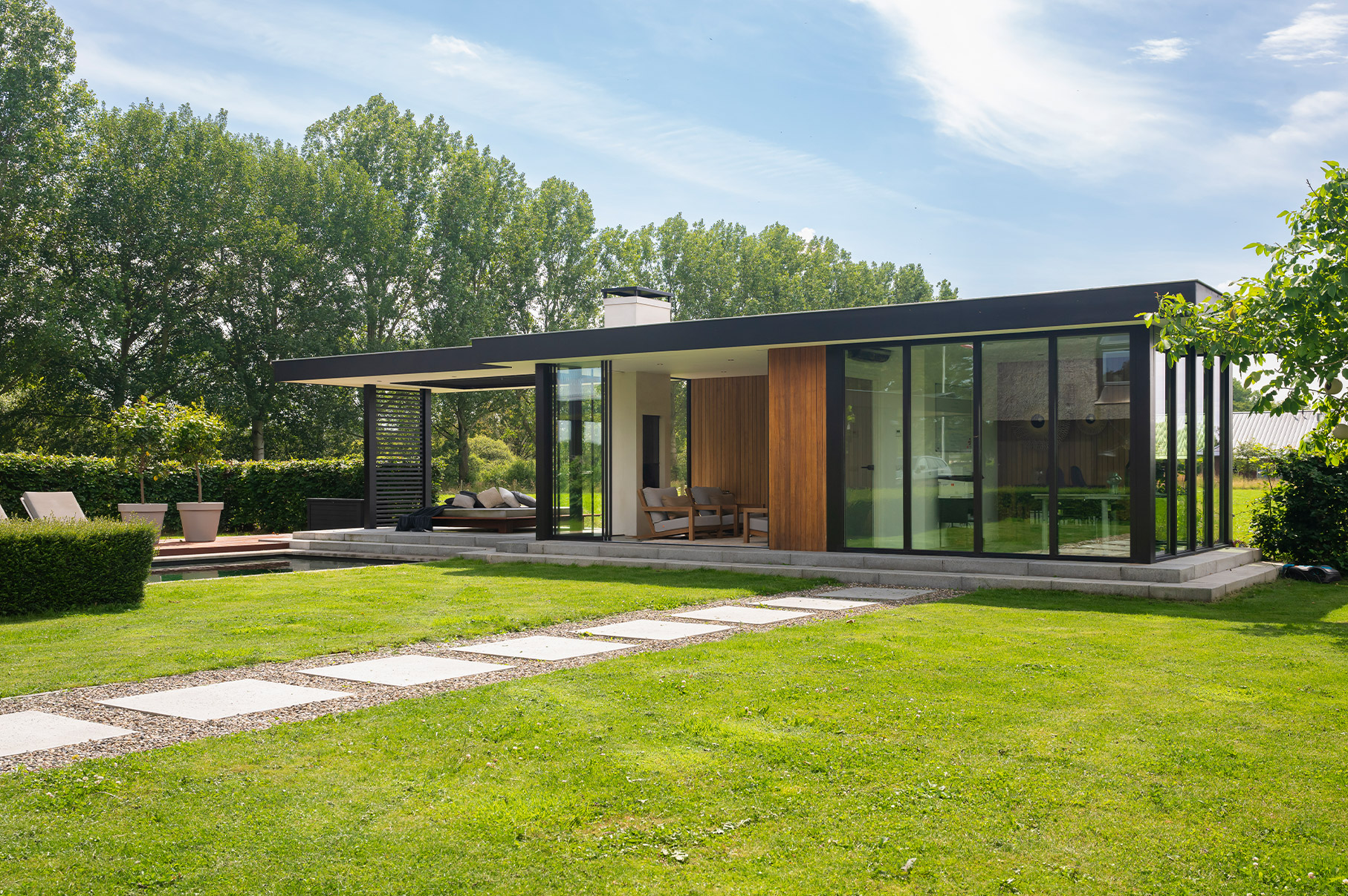 Bekijk de gerealiseerde houten buitenverblijven van Stantico